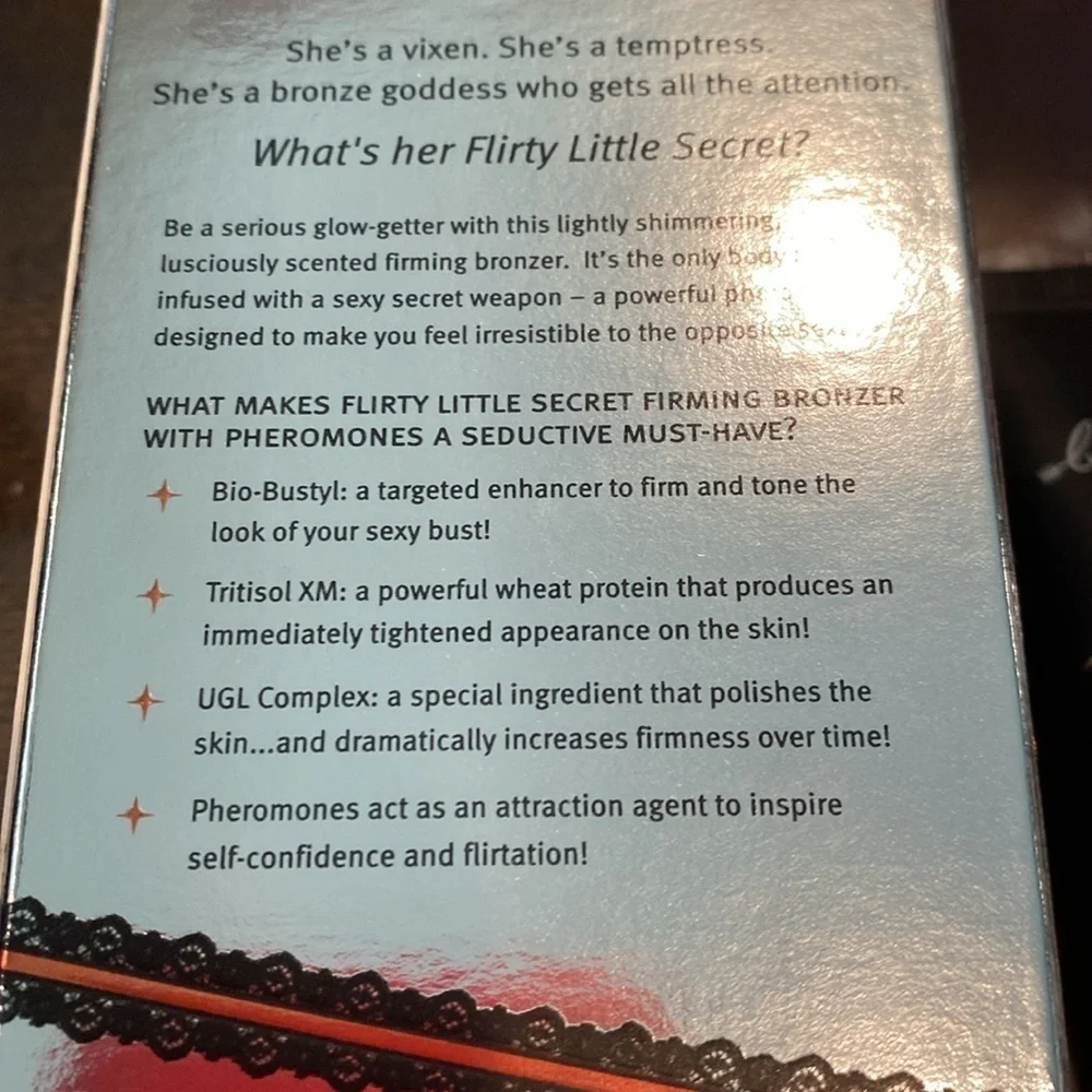 Booty Parlor Flirty Little Secret Firming Body Bronzing Cream with Pheromones